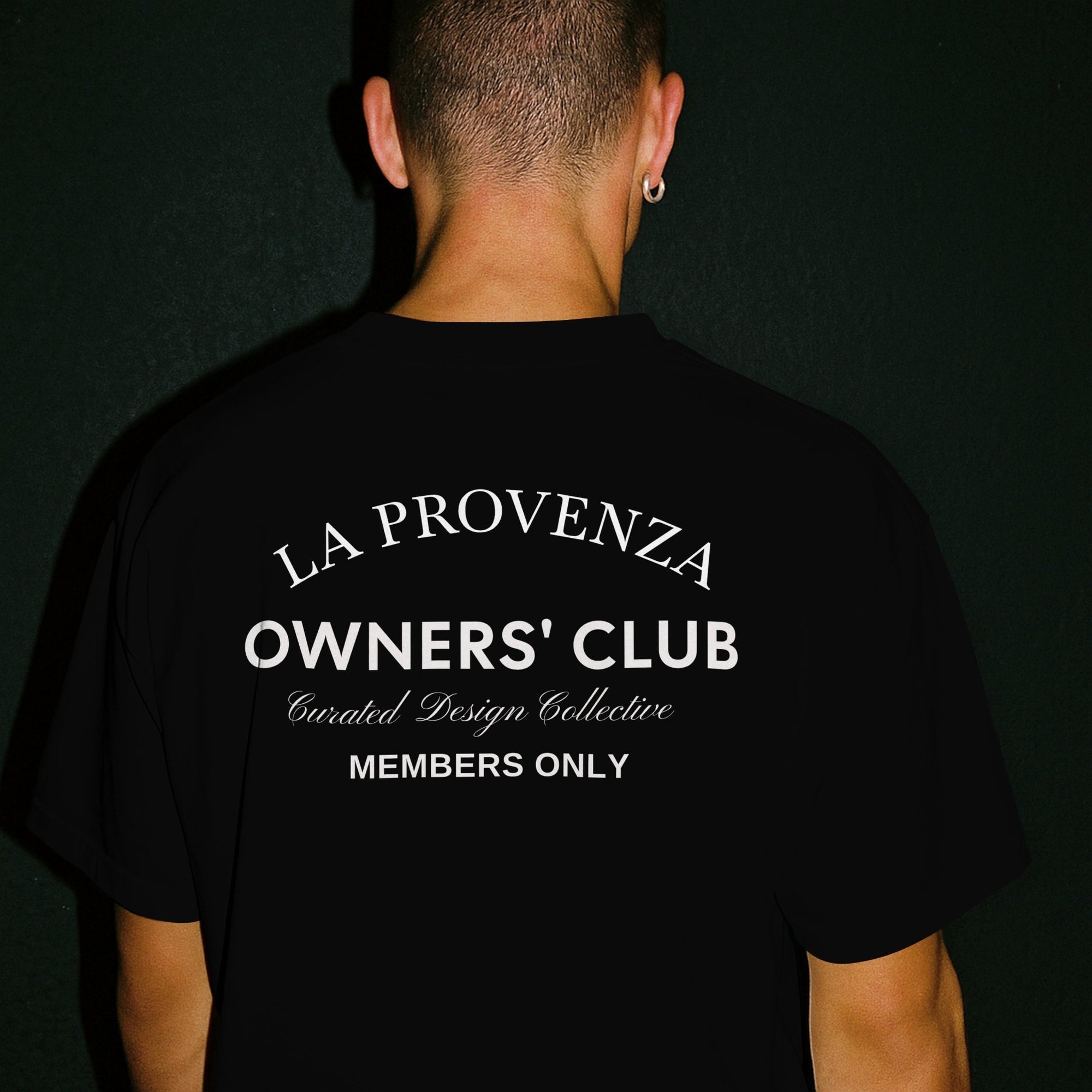 T - SHIRT LA PROVENZA OWNERS’ CLUB CLASSIC BLACK - LA PROVENZA