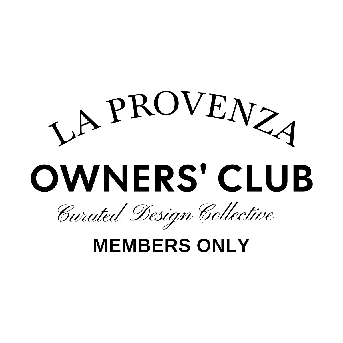 T - SHIRT LA PROVENZA OWNERS’ CLUB CLASSIC WHITE - LA PROVENZA